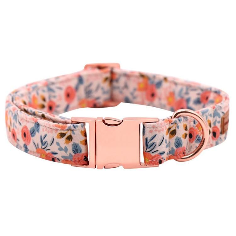 Customize Hemp Soft and Comfortable Dog Bow Tie Plain Collar Cotton Cat Collar Pet Gift Adjustable Cotton Collars
