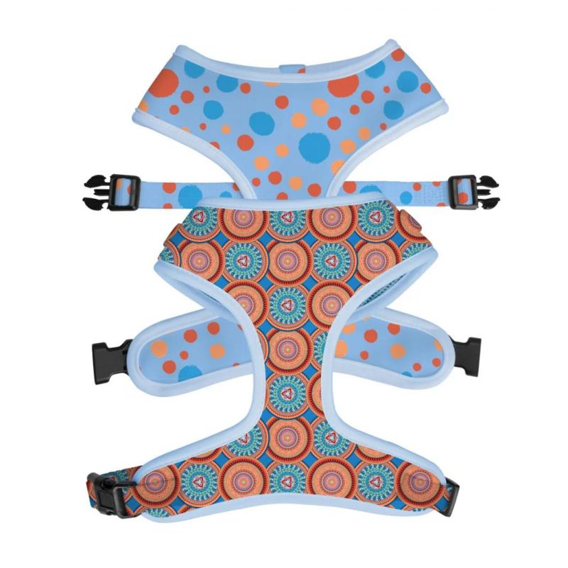 New Arrival Outdoor Neoprene Breathable Pet Harness Custom Logo Wholesale Pet Harness Dog Harness Sets with Leashes Collars