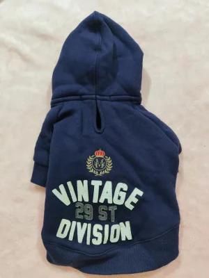 &quot;Vintage 29st. Division&quot;Pet Products Dog Clothes Dog Clothing Dog Hoodie