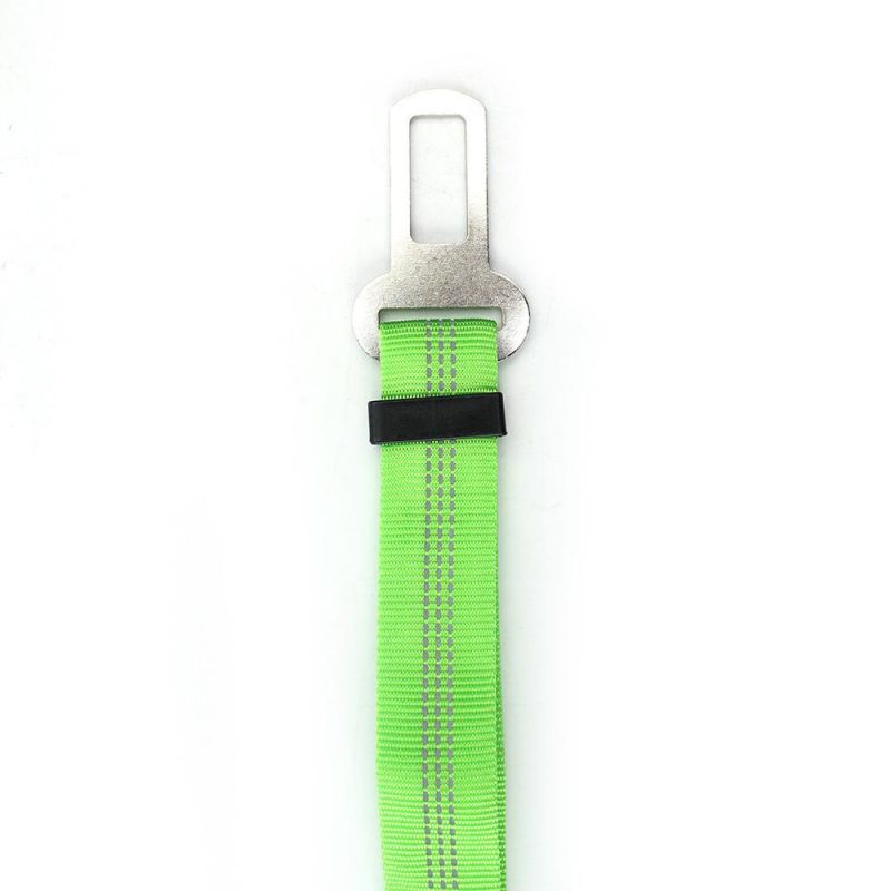 Pb-001 Pet Accessories Adjustable Car Dog Seat Belt with Nylon Bungee Elastic Buffer