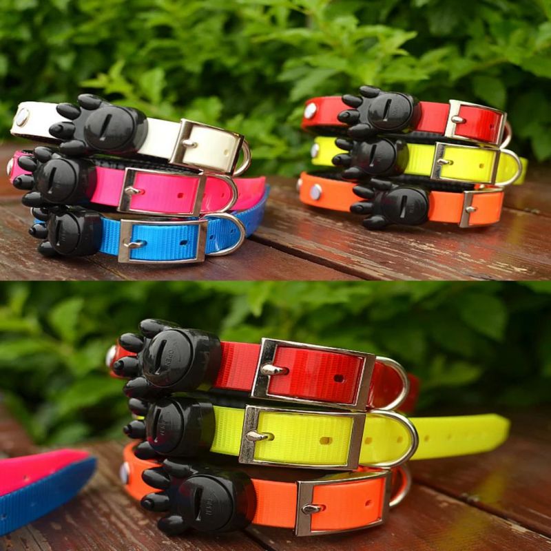 LED Light up Collar Jewel Style Dog Collar TPU Material
