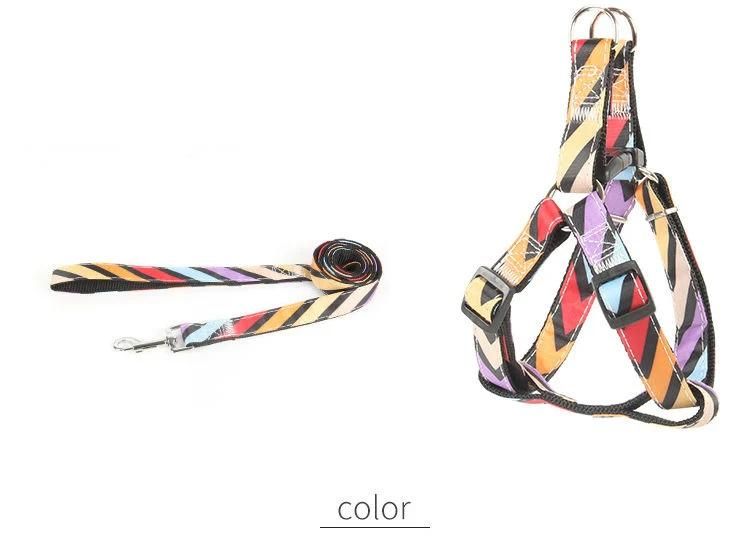 Manufacturers Wholesale Custom Fabric Print Patented Neoprene Reversible Comfort Dog Harness