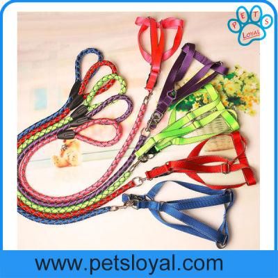 Factory Wholesale Cheap Nylon Pet Leash Dog Harness