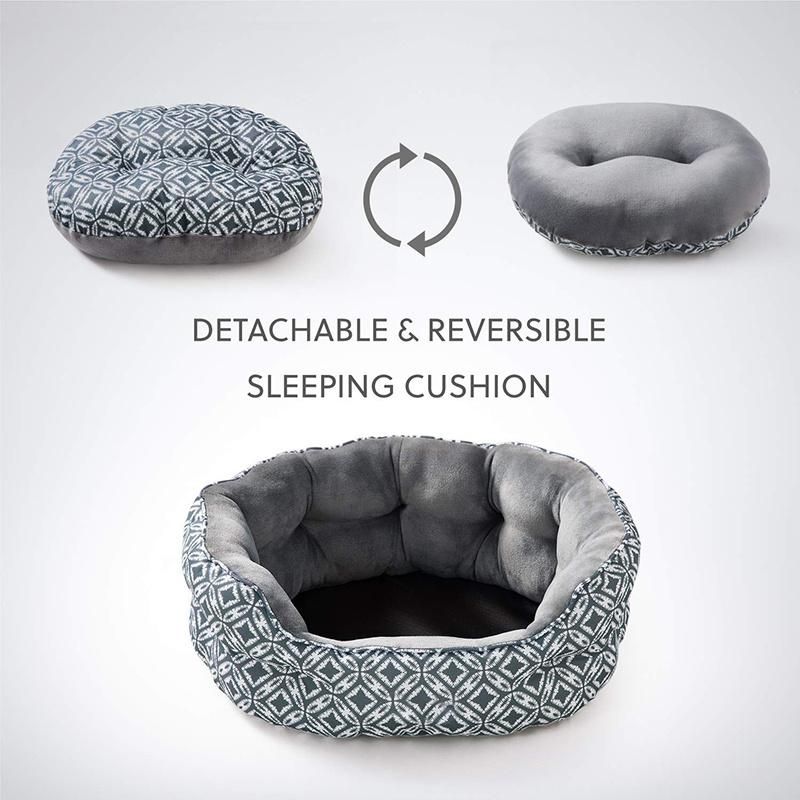 Wholesale Latest Design Pet Cushion Detachable Soft Plush Nonslip Dog Cat Bed