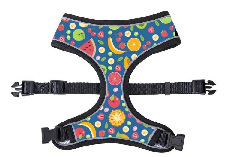 Adjustable 2 in 1 Reversible Neoprene Dog Soft Breathable Harness