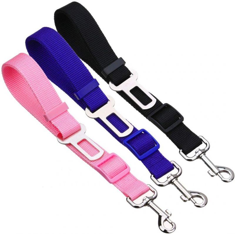Adjustable Length Pet Dog Cat Car Seat Belt Pet Seat Belt Pet Accessories for Dogs Cats and Pets