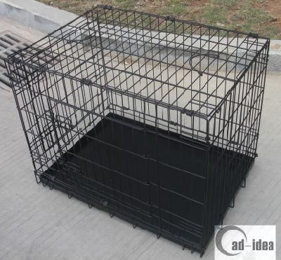 Foldable Metal Mesh Folding Pet Cage for Dog Crate