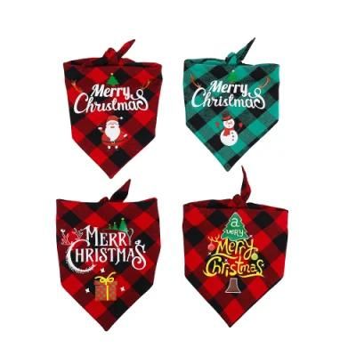 Free Design Custom Printed Pet Polyester Pattern Triangle Scarf Dog Bandana