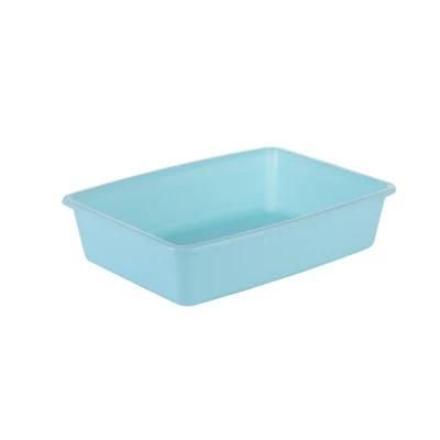 Small Cat Litter Box Without Cover 3 Colors