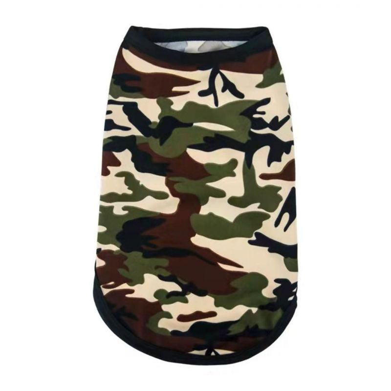 Camouflage Dog T Shirt Cool Training Pet Shirt Dog Clothes