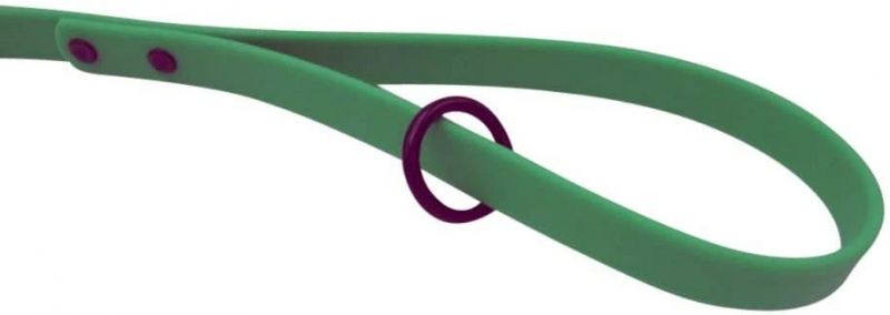 6 FT Comfortable Black Hardware Metal Various Widths & Colors for All Dogs Small to Large Dog Leash