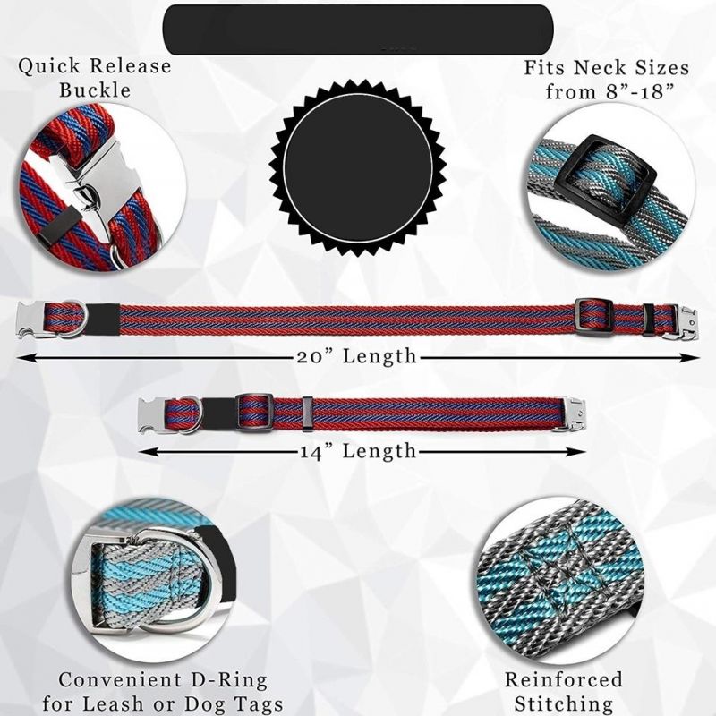 Best Dog Collars Strong and Durable Woven Pet Collar