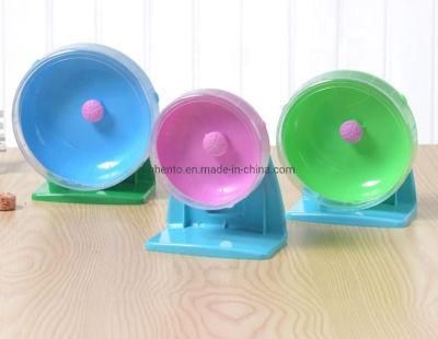 Wholesale High Quality Plastic Small Pet Hamster Toy Running Wheel Bracket Silent Running Hamster Wheel