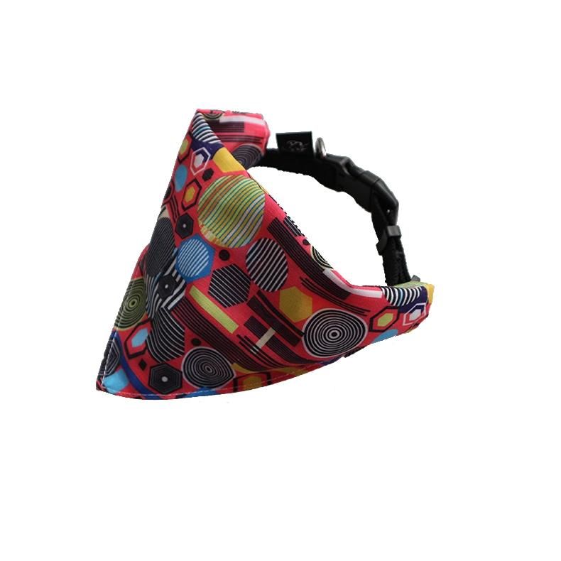 Free Design Custom Printed Pet Polyester Pattern Triangle Scarf Dog Bandana