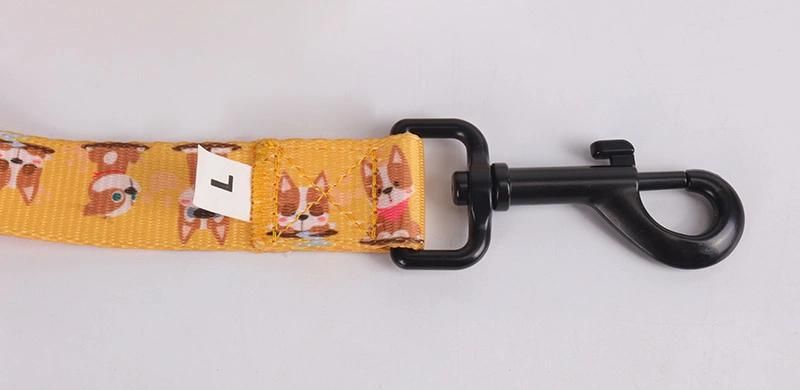 New Design Polyester Pet Lovely Dog Harness Leash Set with Bowtie Collar Bandana and Poop Bag