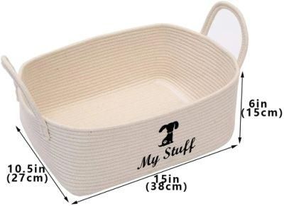 Storage Box Made of Cotton Rope Could Customize