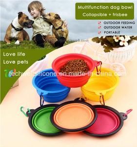 Wholesale Pet Accessories Product Silicone Dog Feeder Bowl