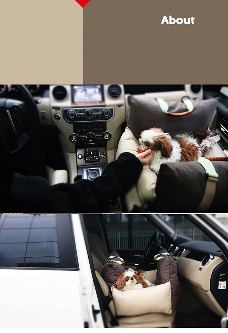 High Quality Color Matching Multifunction Pet Safe Car Seat Full Detachable and Waterproof Pet Outdoor Carrier