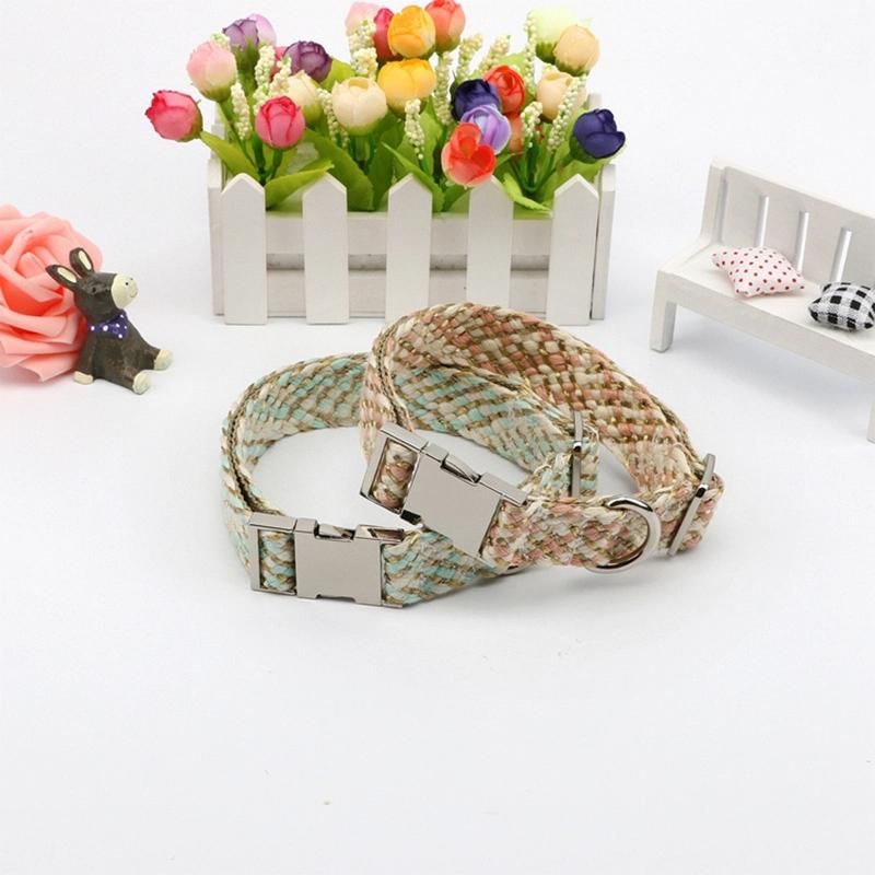 Eco Friendly Weave Cotton Pet Dog Collar