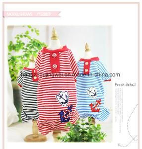 Pet Pajamas Sailor Style Stripe Pet Clothes