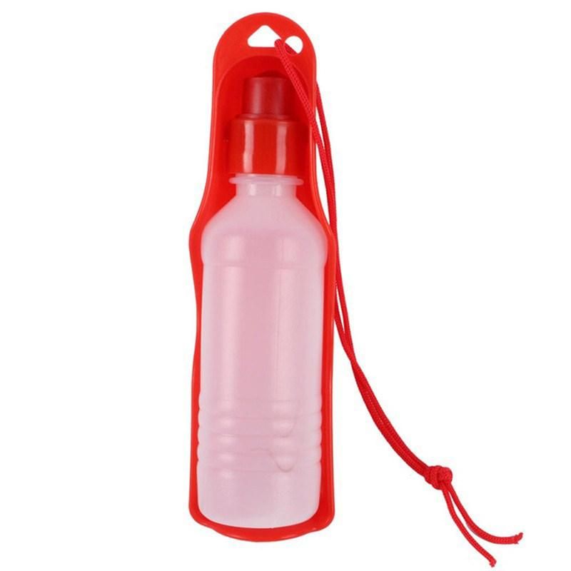 Plastic Portable Dog Water Bottle Pet Drinking Water Bottle Feeder
