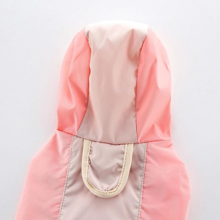 Manufactured Classic Puppy Pet Raincoat for All Seasons PU Pet Raincoat Waterproof Clothes Pet Dog Rain Coat