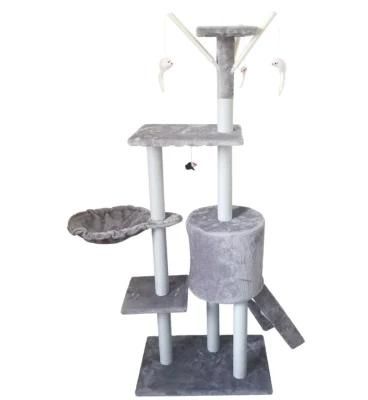 Wholesale Sisal Castle Modern Large Big Climbing Scratch Pet Scratcher Wood Condo Furniture Tower Cat Tree