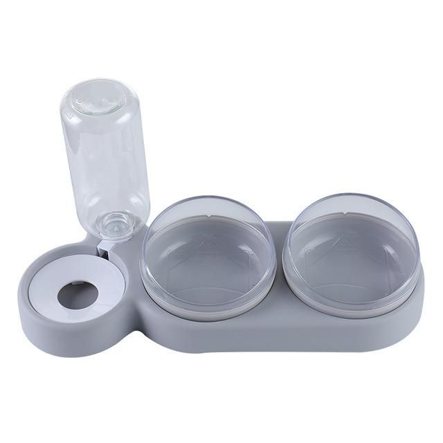 Automatic Pet Feeder Huge Volume Water Bottle Plastic Bowl