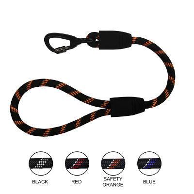 Heavy Duty Reflective Dog Rope Leash with Lock Snap for Security Safety and Control for Dog Walking Running Training Guiding