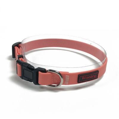 High Quality Customize Logo Custom Color Rubber Silicone PVC Waterproof Dog Collar Adjustable Soft PVC Dog Collars