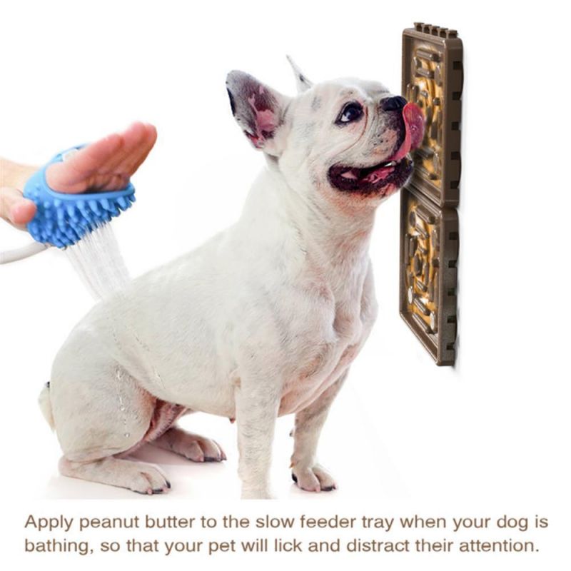 Pet Slow Eating Bowl Licking Combination Plate