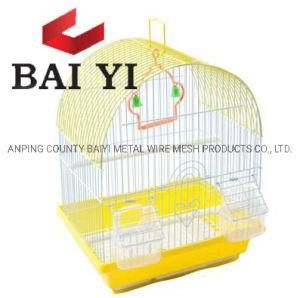 Making Factory of Golden Metal Wire Bird Cage for Garden Decor