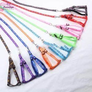 Traction Lash Carline Sewing Small Dog Chest Harness Dog Leash Dog Leash Pet Supply Wholesale