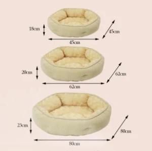 Corduroy Super Soft Dog Beds Furniture Luxury Orthopedic Rectangular Dog Beds Eco Friendly Dog Sofa Bed