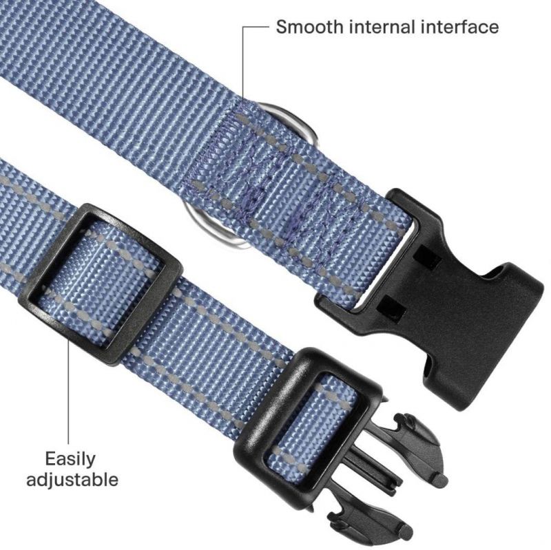 Reflective Nylon Dog Collar with OEM