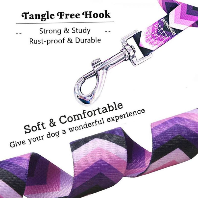 Soft Pet Leash Charming Purple Dog Leash