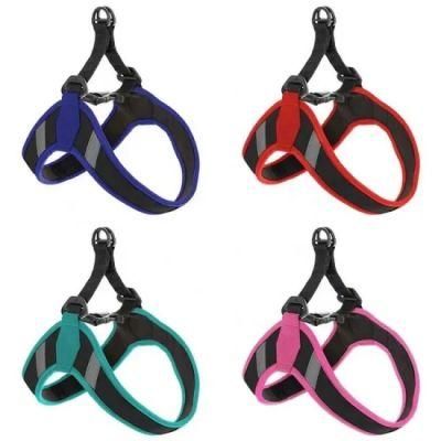 Pet Accessory Dog Harness Reflective Nylon Soft Mesh Padded Quick Fit Dog Harness for Walking Training
