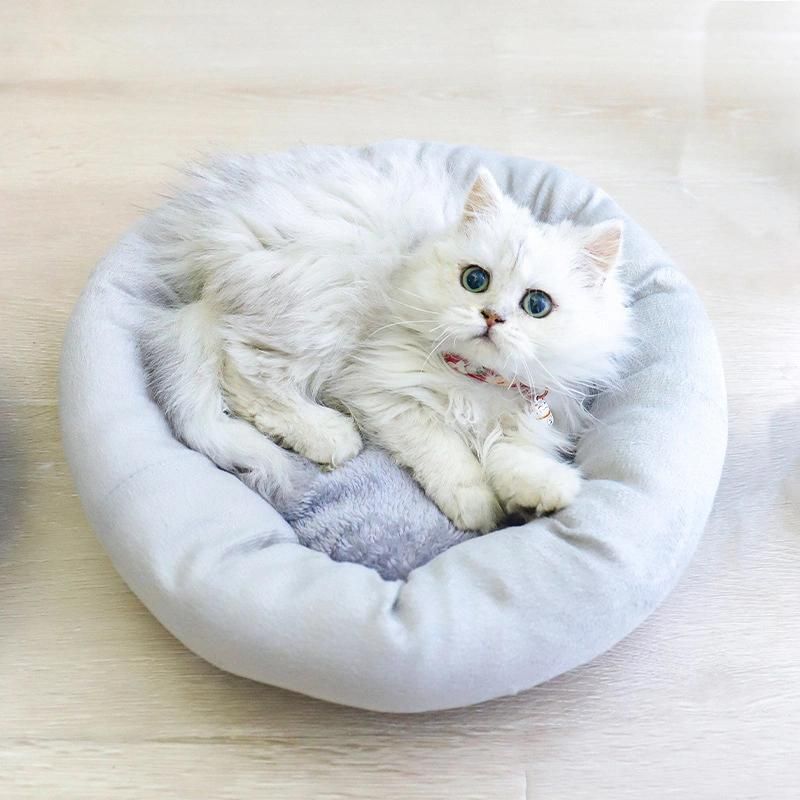 Fabric Round Rectangle Shape Pet Cushion Bed High Quality Pet Beds Luxury Pillow Pet Bed Mat