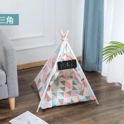 High Quality Portable Linen Pet Tent for Cats and Dogs Sleeping