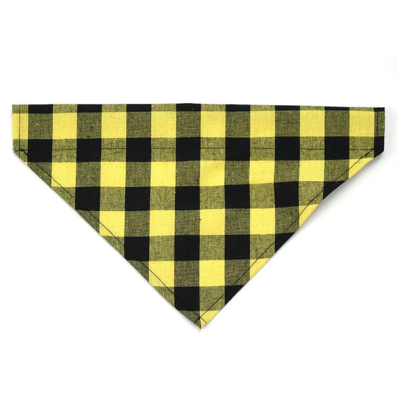 High Quality Cute Cool Soft Breathable Sublimated Customized Extra Large Triangle Dog Bandana with Collar Matching Pet Owner