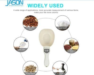 Pet Food Measuring Scoop Dog Cat Food Detachable Digital Spoon Kitchen Baking Scale Handled Coffee Bake Measuring Cups with LED Display