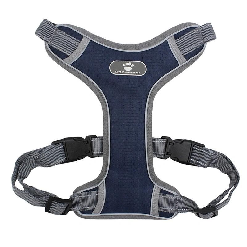 Dog Harness Vest Breathable No Pull Dog Training Harness Adjustable Reflective Pet Harnesses