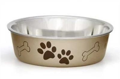 Metallic Bella Bowl Dog Bowl