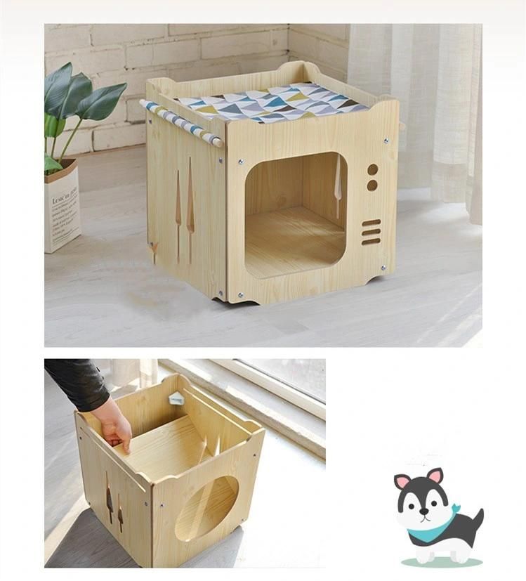 Multiple Sets of Free Combinations Pet Furniture with Hammock Cat House