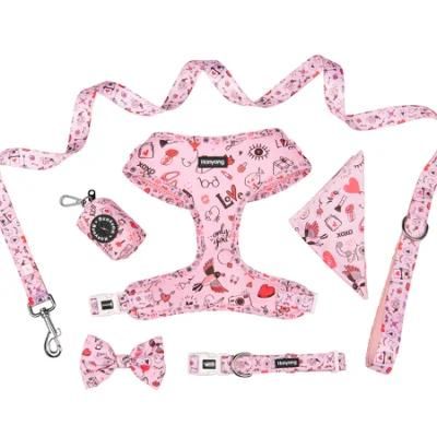 Customize Neoprene, Mesh Custom Set Pet Luxury Leash and Vest Dog Harness Factory