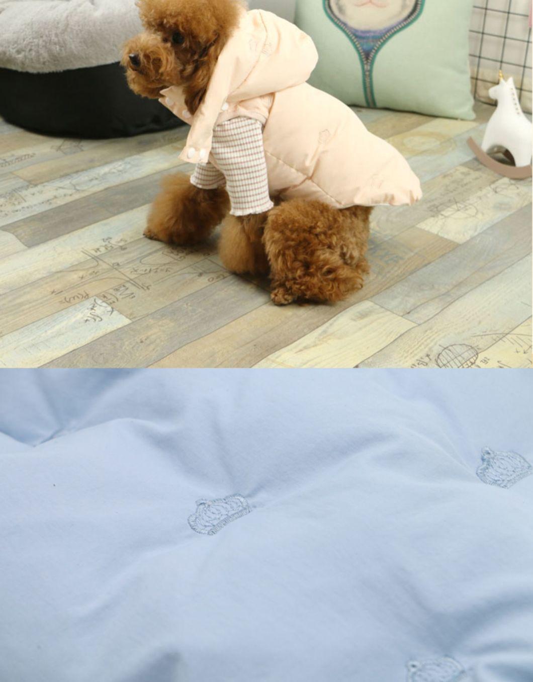 Custom Logo Luxury Designer Waterproof Pet Clothes Warm Dog Coats New Design Dog Clothes