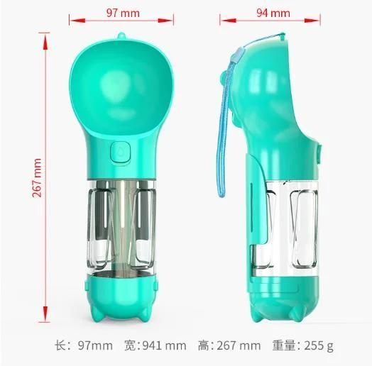 Wholesale Factory Plastic Travel Drink Feeder Portable Pet Dog Water Bottle/Outdoor Water Bottle Pet Toy