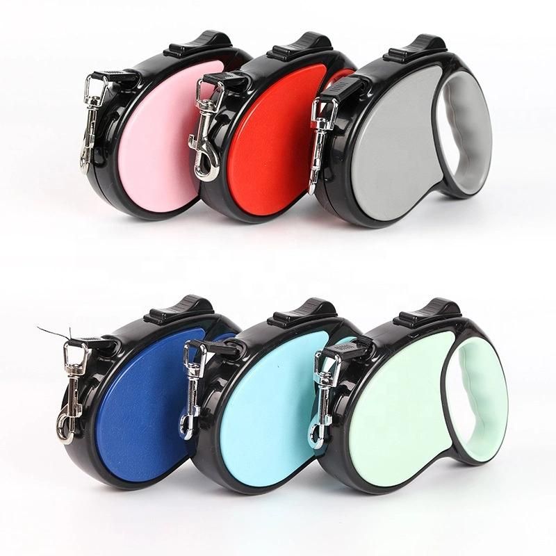 3m 5m Retractable Automatic Pet Leash with Upgraded Lock and Non-Slip Handle