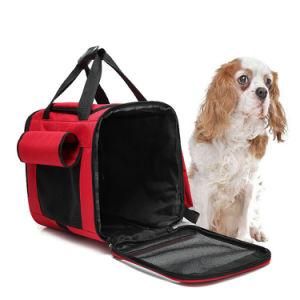 Luxury Red Travel Puppy Dog Pet Bag