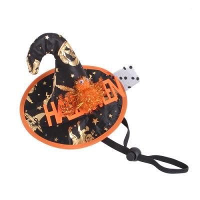 Pet Cat Halloween Hat Spider Web Pattern Cat Hat Decoration